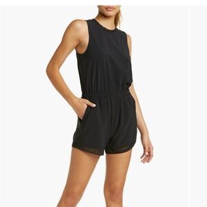 Black Sleeveless Romper